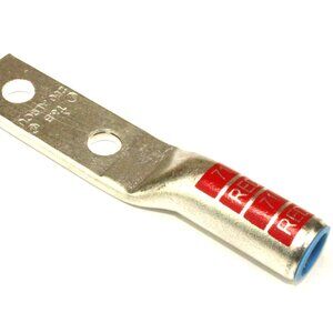 Compression Lug Aluminum T&B 250 AL9CU 2 Holes 1/2" Red Die 71 60256
